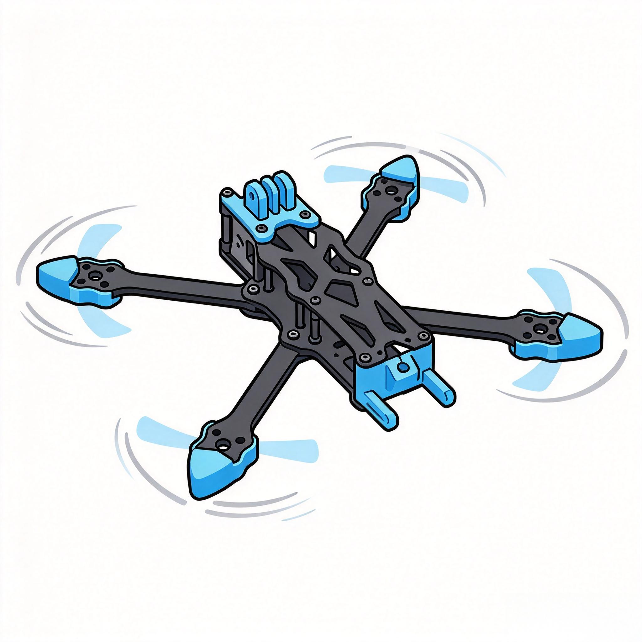 An APEX 5inch FPV Drone Frame  - Drone Kit Octocopter 评论和价格