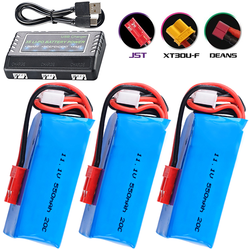 11.1V 550mAh Lipo Battery For  - Drone Kit Octocopter 评论和价格